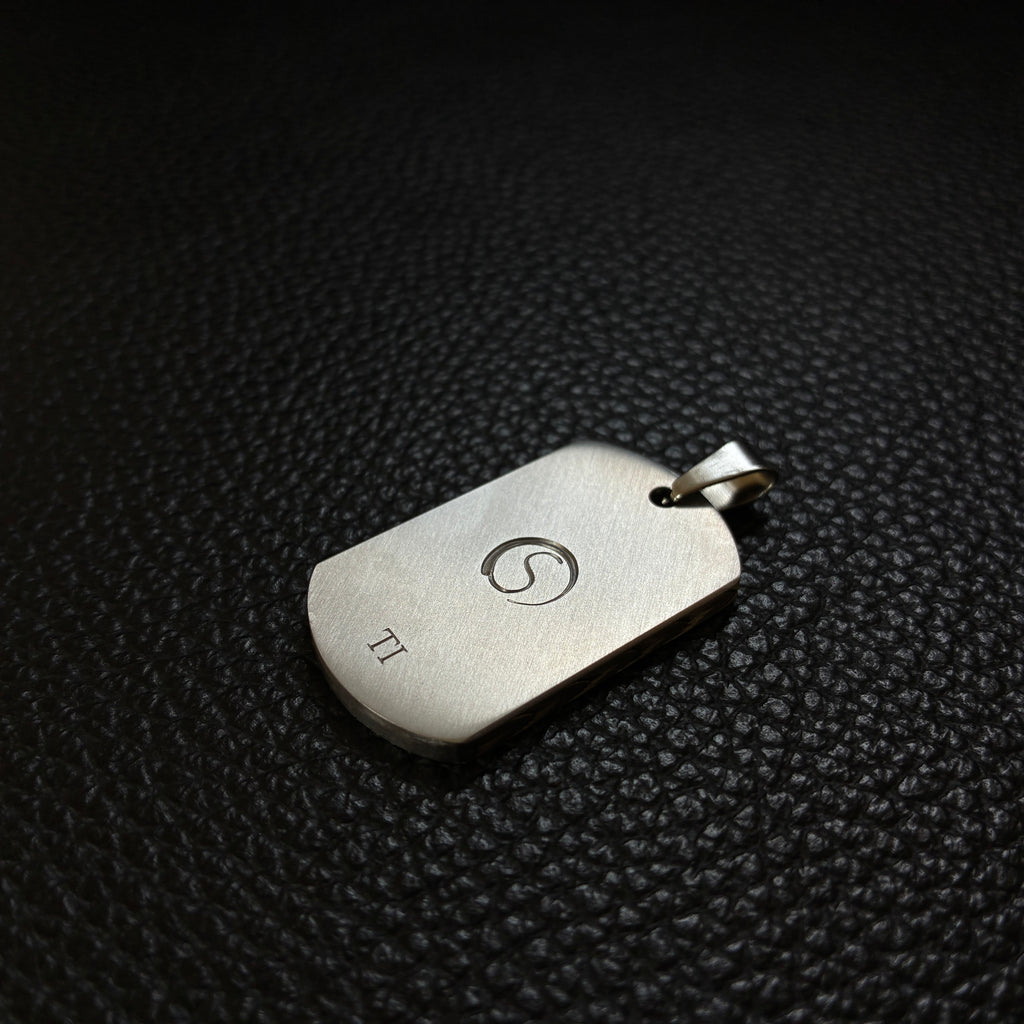 The Silver Mushroom | Hand-Engraved Pendant | Limited