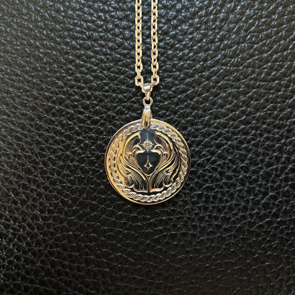 Persona | Hand-Engraved Silver Pendant | Limited