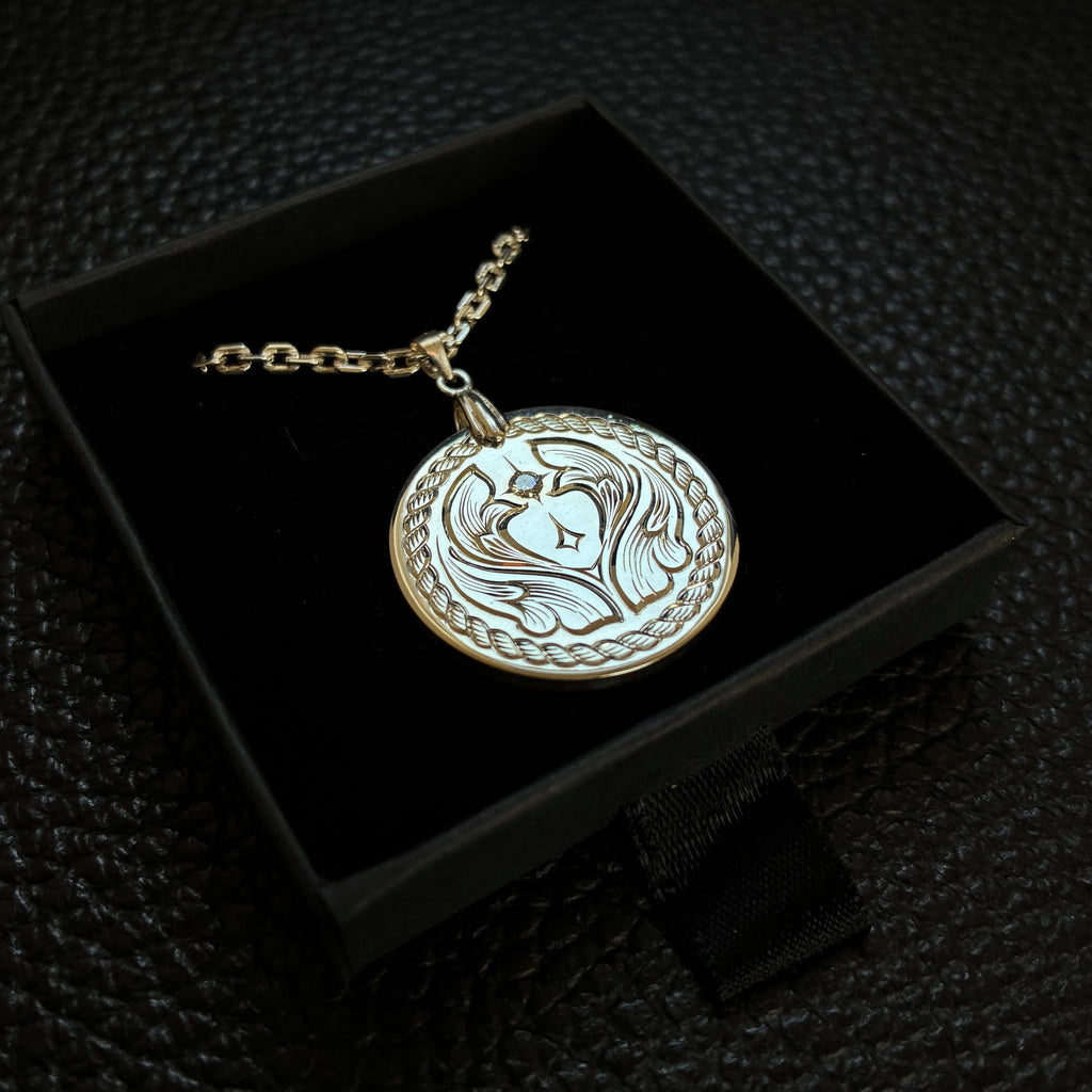 Persona | Hand-Engraved Silver Pendant | Limited