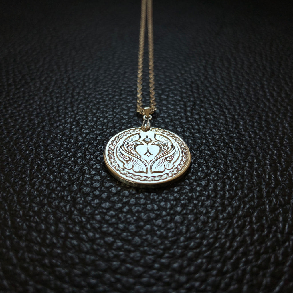 Persona | Hand-Engraved Silver Pendant | Limited