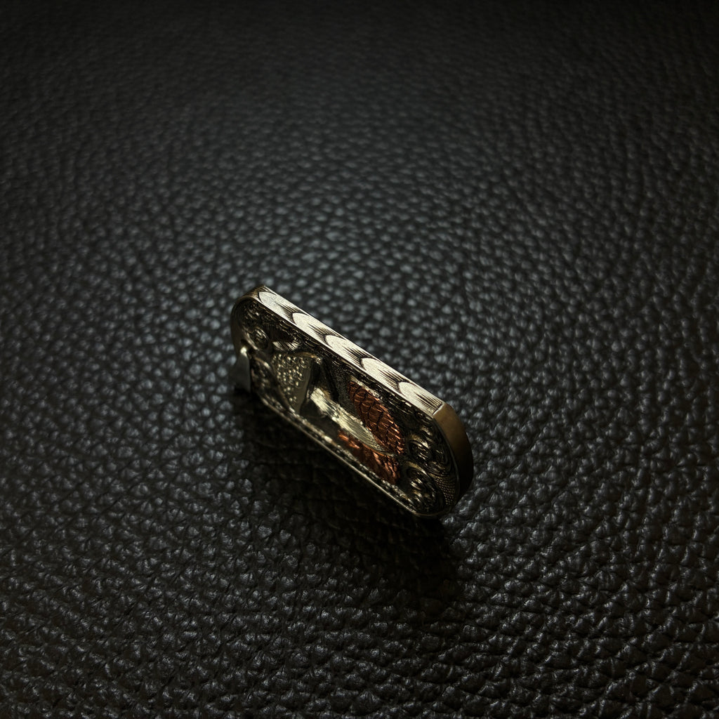 The Silver Mushroom | Hand-Engraved Pendant | Limited